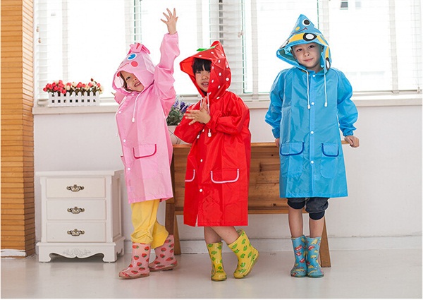 Funny rain coat for kids