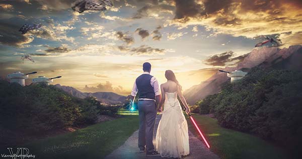 Konsep Pre Wedding Bertema Star Wars